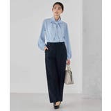 【洗える/ストレッチ/セットアップ対応】ダブルクロスストレートパンツ | a.v.v【WOMEN】 | 詳細画像12