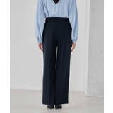 【洗える/ストレッチ/セットアップ対応】ダブルクロスストレートパンツ | a.v.v【WOMEN】 | 詳細画像2