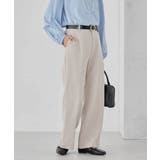 【洗える/ストレッチ/セットアップ対応】ダブルクロスストレートパンツ | a.v.v【WOMEN】 | 詳細画像21