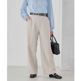 【洗える/ストレッチ/セットアップ対応】ダブルクロスストレートパンツ | a.v.v【WOMEN】 | 詳細画像22