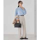 【洗える/ストレッチ/セットアップ対応】ダブルクロスストレートパンツ | a.v.v【WOMEN】 | 詳細画像24