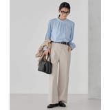 【洗える/ストレッチ/セットアップ対応】ダブルクロスストレートパンツ | a.v.v【WOMEN】 | 詳細画像25