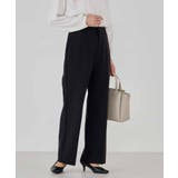 【洗える/ストレッチ/セットアップ対応】ダブルクロスストレートパンツ | a.v.v【WOMEN】 | 詳細画像30