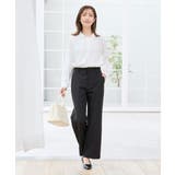 【洗える/ストレッチ/セットアップ対応】ダブルクロスストレートパンツ | a.v.v【WOMEN】 | 詳細画像39