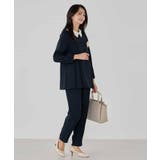 サテンテーパードパンツ【洗える/速乾/毛玉になりにくい/イージーケア】 | a.v.v【WOMEN】 | 詳細画像12 