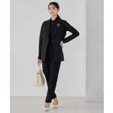 サテンテーパードパンツ【洗える/速乾/毛玉になりにくい/イージーケア】 | a.v.v【WOMEN】 | 詳細画像33 