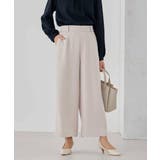 サテンワイドクロップドパンツ【洗える/速乾/毛玉になりにくい/イージーケア】 | a.v.v【WOMEN】 | 詳細画像15 