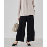 サテンワイドクロップドパンツ【洗える/速乾/毛玉になりにくい/イージーケア】 | a.v.v【WOMEN】 | 詳細画像19 