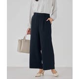 サテンワイドクロップドパンツ【洗える/速乾/毛玉になりにくい/イージーケア】 | a.v.v【WOMEN】 | 詳細画像2 