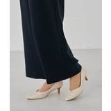 サテンワイドクロップドパンツ【洗える/速乾/毛玉になりにくい/イージーケア】 | a.v.v【WOMEN】 | 詳細画像27 