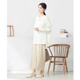 【洗える/ストレッチ/UVカット】麻調ストレッチクロップドパンツ | a.v.v【WOMEN】 | 詳細画像11 