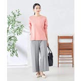 【洗える/ストレッチ/UVカット】麻調ストレッチクロップドパンツ | a.v.v【WOMEN】 | 詳細画像15 