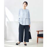 【洗える/ストレッチ/UVカット】麻調ストレッチクロップドパンツ | a.v.v【WOMEN】 | 詳細画像3 