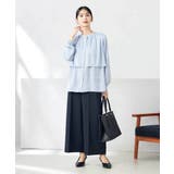 【洗える/ストレッチ/UVカット】麻調ストレッチクロップドパンツ | a.v.v【WOMEN】 | 詳細画像5 