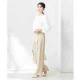 【洗える/ストレッチ/UVカット】麻調ワイドストレートパンツ | a.v.v【WOMEN】 | 詳細画像10 