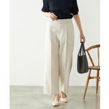 【洗える/ストレッチ/UVカット】麻調ワイドストレートパンツ | a.v.v【WOMEN】 | 詳細画像15 