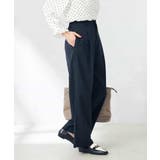 【洗える/ストレッチ/UVカット】麻調ワイドストレートパンツ | a.v.v【WOMEN】 | 詳細画像2 