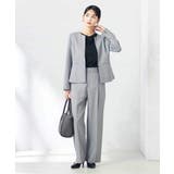 【洗える/ストレッチ/UVカット】麻調ワイドストレートパンツ | a.v.v【WOMEN】 | 詳細画像22 