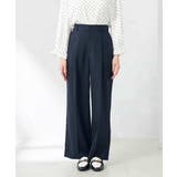 【洗える/ストレッチ/UVカット】麻調ワイドストレートパンツ | a.v.v【WOMEN】 | 詳細画像24 