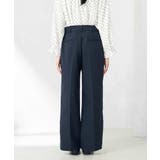 【洗える/ストレッチ/UVカット】麻調ワイドストレートパンツ | a.v.v【WOMEN】 | 詳細画像26 