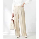 【洗える/ストレッチ/UVカット】麻調ワイドストレートパンツ | a.v.v【WOMEN】 | 詳細画像7 