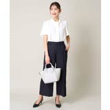 【洗える UVカット 接触冷感】オックスストレッチクロップドワイドパンツ【Ref… | a.v.v【WOMEN】 | 詳細画像3 