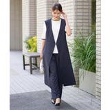 【洗える/UVカット/接触冷感】オックスストレッチワイドパンツ【Reflax】 | a.v.v【WOMEN】 | 詳細画像16 