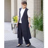 【洗える/UVカット/接触冷感】オックスストレッチワイドパンツ【Reflax】 | a.v.v【WOMEN】 | 詳細画像17 