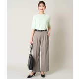 【洗える/UVカット/接触冷感】オックスストレッチワイドパンツ【Reflax】 | a.v.v【WOMEN】 | 詳細画像21 