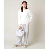 【洗える/UVカット/接触冷感】オックスストレッチワイドパンツ【Reflax】 | a.v.v【WOMEN】 | 詳細画像25 