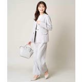 【洗える/UVカット/接触冷感】オックスストレッチワイドパンツ【Reflax】 | a.v.v【WOMEN】 | 詳細画像29 