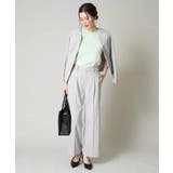 【洗える/UVカット/接触冷感】オックスストレッチワイドパンツ【Reflax】 | a.v.v【WOMEN】 | 詳細画像34 