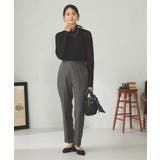 【洗える/イージーケア/吸水速乾/ストレッチ】梳毛調テーパードパンツ | a.v.v【WOMEN】 | 詳細画像22 