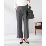 【洗える/イージーケア/吸水速乾/ストレッチ】梳毛調ストレートパンツ | a.v.v【WOMEN】 | 詳細画像1 