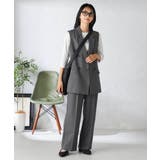 【洗える/イージーケア/吸水速乾/ストレッチ】梳毛調ストレートパンツ | a.v.v【WOMEN】 | 詳細画像18 