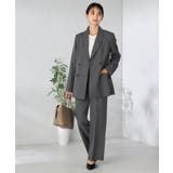 【洗える/イージーケア/吸水速乾/ストレッチ】梳毛調ストレートパンツ | a.v.v【WOMEN】 | 詳細画像21 