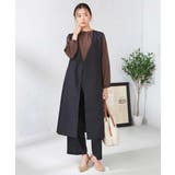 【洗える/イージーケア/吸水速乾/ストレッチ】梳毛調ストレートパンツ | a.v.v【WOMEN】 | 詳細画像24 