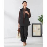 【洗える/イージーケア/吸水速乾/ストレッチ】梳毛調ストレートパンツ | a.v.v【WOMEN】 | 詳細画像29 