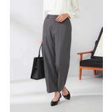 【洗える/イージーケア/吸水速乾/ストレッチ】梳毛調ストレートパンツ | a.v.v【WOMEN】 | 詳細画像4 