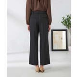 【洗える/イージーケア/吸水速乾/ストレッチ】梳毛調ストレートパンツ | a.v.v【WOMEN】 | 詳細画像40 