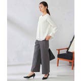 【洗える/イージーケア/吸水速乾/ストレッチ】梳毛調ストレートパンツ | a.v.v【WOMEN】 | 詳細画像6 