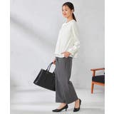 【洗える/イージーケア/吸水速乾/ストレッチ】梳毛調ストレートパンツ | a.v.v【WOMEN】 | 詳細画像7 