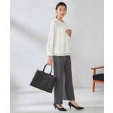 【洗える/イージーケア/吸水速乾/ストレッチ】梳毛調ストレートパンツ | a.v.v【WOMEN】 | 詳細画像9 