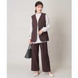 スカルノテックスストレートワイドパンツ | a.v.v【WOMEN】 | 詳細画像16