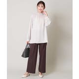 スカルノテックスストレートワイドパンツ | a.v.v【WOMEN】 | 詳細画像8