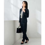 【洗える/イージーケア/ストレッチ】パウダーツイルテーパードパンツ | a.v.v【WOMEN】 | 詳細画像12 