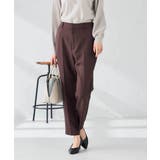 【洗える/イージーケア/ストレッチ】パウダーツイルテーパードパンツ | a.v.v【WOMEN】 | 詳細画像14 