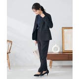 【洗える/イージーケア/ストレッチ】パウダーツイルテーパードパンツ | a.v.v【WOMEN】 | 詳細画像24 