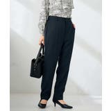 ネイビー | 【洗える/イージーケア/ストレッチ】パウダーツイルテーパードパンツ | a.v.v【WOMEN】