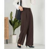 【洗える/イージーケア/ストレッチ】パウダーツイルワイドストレートパンツ | a.v.v【WOMEN】 | 詳細画像13 